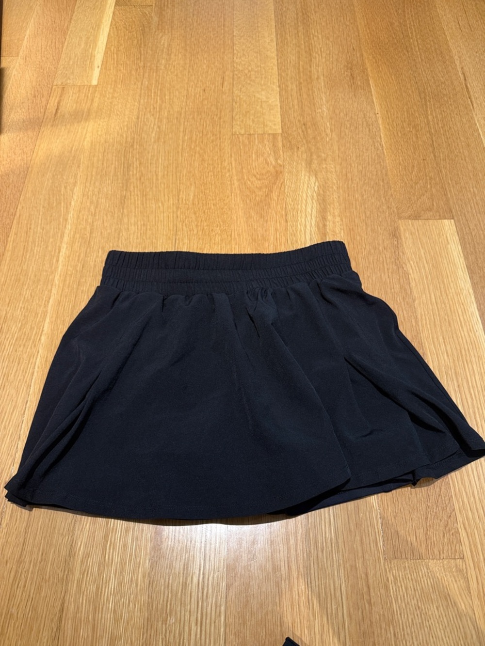 Year of Ours black tennis athletic pickleball skirt court skort